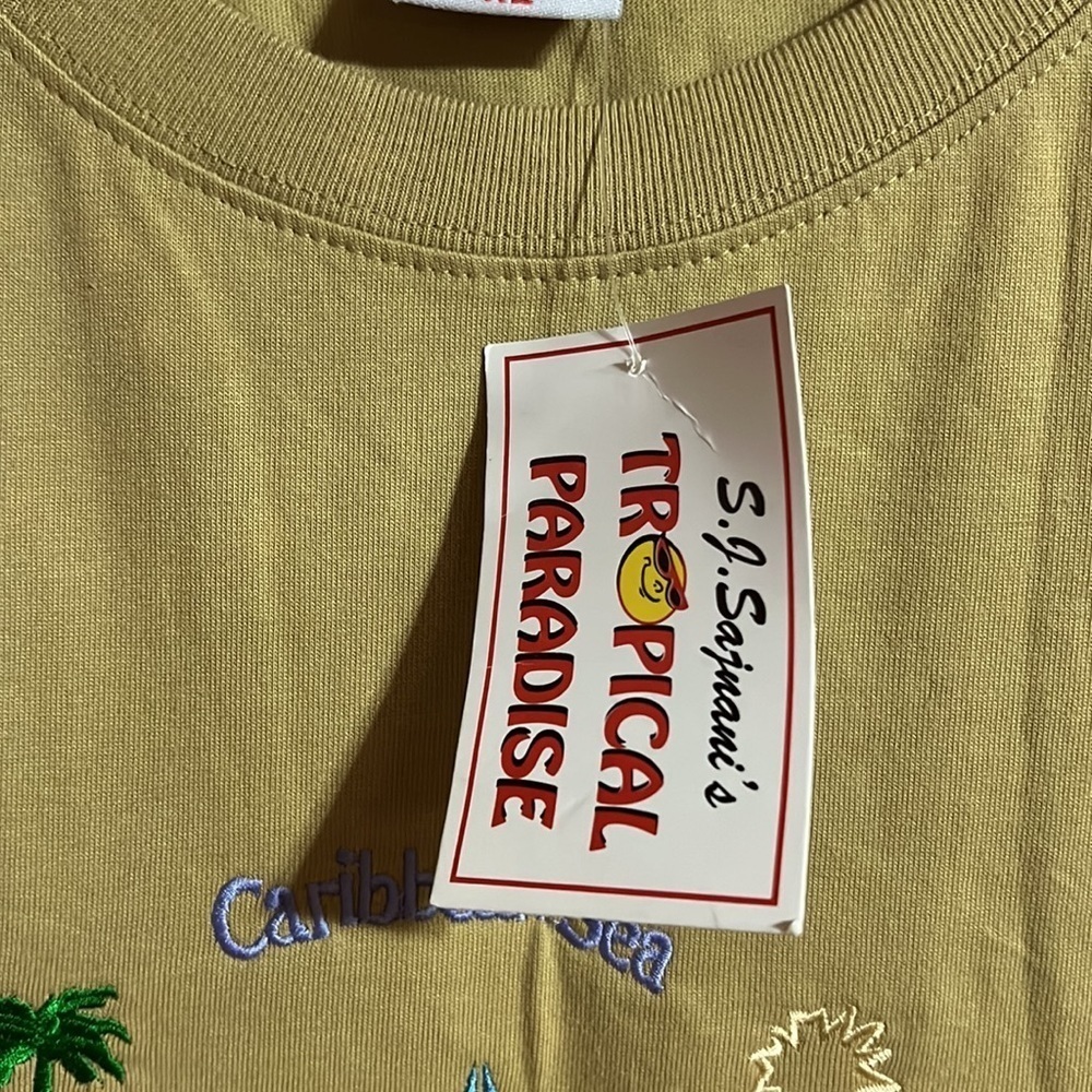 S.J. Sajnani’s Tropical Paradise Grenada T-Shirt XL NWT - Picture 5 of 6